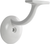 Hand Rail Brackets Collection Handrail Bracket 3'' x 2'' White Finish HH57738-W