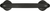 Craftsman Collection Pull 3-3/4'' cc Black Iron Finish P2173-BI
