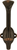 Craftsman Collection Signature Hook 1-3/8'' cc Oil-Rubbed Bronze Highlighted Finish P2175-OBH