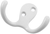 Hooks Collection Utility Hook Double 3/8'' cc White Finish P27115-W