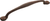 Refined Rustic Collection Appliance Pull 12'' cc Rustic Iron Finish P3005-RI