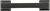 Studio Collection Pull 3-3/4'' cc Matte Black Finish P3011-MB