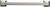 Studio Collection Pull 7-9/16'' cc Satin Nickel Finish P3019-SN