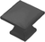 Studio Collection Knob 1-1/4'' Square Matte Black Finish P3028-MB