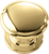Williamsburg Collection Knob 1-1/4'' Diameter Polished Brass Finish P3053-PB
