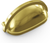 Williamsburg Collection Cup Pull 3'' cc Polished Brass Finish P3055-PB