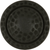 Mountain Lodge Collection Knob 1-3/8'' Diameter Black Iron Finish P3061-BI