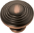 Deco Collection Knob 1-1/4'' Diameter Oil-Rubbed Bronze Highlighted Finish P3103-OBH