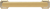 Bridges Collection Pull 3'' cc Brushed Golden Brass Finish P3231-BGB