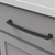 Bridges Collection Pull 8-13/16'' cc Matte Black Finish P3237-MB