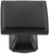 Bridges Collection Knob 1-1/4'' Square Matte Black Finish P3240-MB