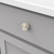 Cottage Collection Knob 1-1/2'' Diameter Satin Nickel Finish P3501-SN