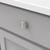 Cottage Collection Knob 1-1/2'' Diameter Stainless Steel Finish P3501-SS