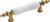 Tranquility Collection Pull 3'' cc White Finish P703-W