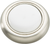 Tranquility Collection Knob 1-1/4'' Diameter Satin Nickel with White Finish P710-SNW