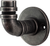 Pipeline Collection Single Prong Hook 2-1/2'' Long Black Nickel Vibed Finish S077188-BNV