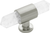 Bijou Aura Collection T-Knob 2-3/4'' x 3/4'' Satin Nickel with Natural Quartz Finish B075512-SN