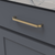 Monarch Collection Pull 6-5/16'' cc Brushed Golden Brass Finish B076643-BGB