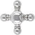 Bijou Sybil Collection Ring Pull 2-7/8'' x 2-3/4'' Satin Nickel Finish B076986-SN