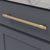 Monroe Collection Pull 8-13/16'' cc Brushed Golden Brass Finish B077026-BGB