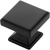 Brownstone Collection Knob 1-3/8'' Square Matte Black Finish B077460-MB