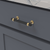 Ostia Collection Pull 3-3/4'' cc Matte Black and Brushed Golden Brass Finish B077523-MBBGB