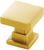 Brighton Collection Knob 1'' Square Brushed Golden Brass Finish B077890BGB