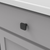 Coventry Collection Knob 1-1/4'' Square Matte Black Finish B077986MB