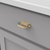 Corsa Collection Pull 1'' cc Brushed Golden Brass Finish B078784BGB