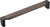 Fuse Collection Appliance Pull 12'' cc Matte Black with Walnut Finish B079354WN-MB