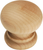 Natural Woodcraft Collection Knob 1-1/4'' Diameter Unfinished Wood Finish P684-UW