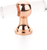 Lumiere Transitional T-Knob, Adjustable Clear Acrylic, Polished Rose Gold, 2'' 411-PRG