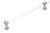 Lumiere Transitional Appliance Pull, NON-Adjustable Clear Acrylic, Satin Nickel, 12'' cc 412-15