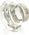 City Lights Faceted Dome Glass Knob, Satin Nickel, 1-3/4'' dia 54-15