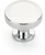 Heathrow Knob, Round, Polished Chrome, 1-1/4'' dia 550-26