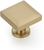 Heathrow Knob, Square, Signature Satin Brass, 1-1/4'' 551-SSB