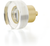 City Lights Round Disc Glass Knob, Satin Brass, 1-3/8'' dia 56-SB