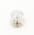 Sonata Round Knob with Backplate, Polished Nickel, 1-1/8'' dia 967M-PN