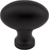Lyon 1-9/16'' Length Oval Knob 3991BLK