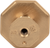 Wheeler 1-1/4'' Length Geometric Knob 678SBZ
