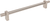 Larkin 4 Larkin Knurled Ends 12'' cc Appliance Pull 698-12SN
