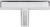 Dominique 2-1/4'' Length Bar Knob 845TL-PC
