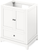 Addington 30'' White Vanity, Boulder Cultured Marble Vanity Top, undermount rectangle bowl VKITADD30WHBOR