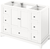 Addington 48'' White Vanity, Boulder Cultured Marble Vanity Top, undermount rectangle bowl VKITADD48WHBOR
