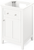 Chatham 24'' White Vanity, Black Granite Vanity Top, undermount rectangle bowl VKITCHA24WHBGR
