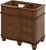 Compton 48'' Walnut Vanity, -only Black Granite Vanity Top, undermount oval bowl VKITCOM48WABGO