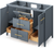 Katara 48'' Blue Steel Vanity VN2KAT-48-BS-NT