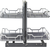 18'' Polished Chrome STORAGE WITH STYLE® Full-Height Blind Corner Organizer SWS-BCFH18PC