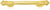 3-1/2'' cc Toulouse Pull, Lt. Colorado Topaz Crystal Satin Gold Finish 10057SG