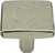 Edgar Berebi Halton 1-1/4'' Center To Center Square Knob In Artisan Pewter Finish 10435AP